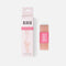 Bloch Covert Elastic packaging box next to a rolled pink elastic band with a pink Bloch Covert Elastic label, on a light gray background.