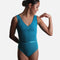 Girls Sleeveless Ballet Leotard with Belt & Ruched Front - RAD FAITH