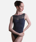 HADASSAH Sleeveless Leotard, Classic Ballet Style with Modern Mesh Detail - 31733