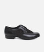Mens Dance Shoes, Derby Brogue Style Ballroom Shoes for Wide Feet - 089