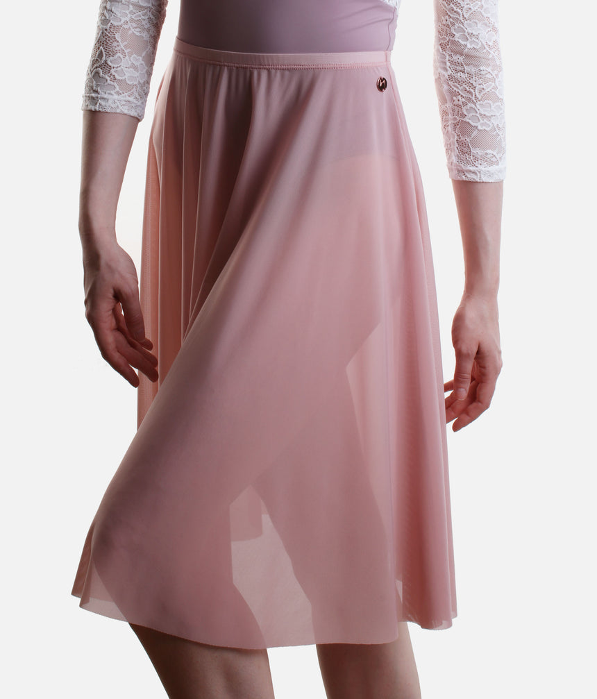 Long Ballet Rehearsal Skirt, Soft Flowing Mesh Dance Skirt - ARIANA