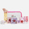 Pink Bag of Wonders Gift Set for Tweens, Safe Kids Makeup Kit