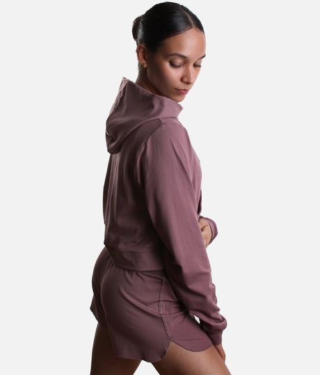 REN Cropped Hoodie - Ultra Soft Bamboo Dance Warm-Up