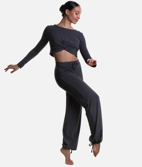 AYANA Warm-Up Pants – Soft Bamboo with Adjustable Fit