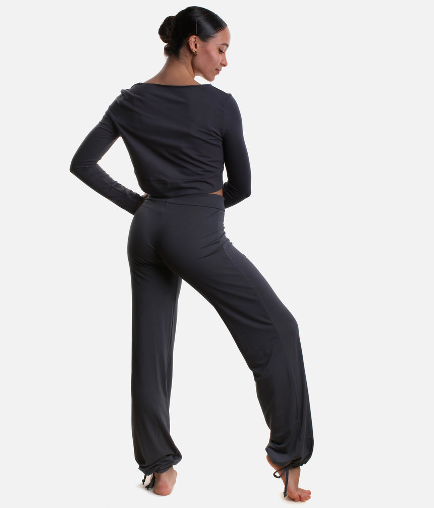 AYANA Warm-Up Pants – Soft Bamboo with Adjustable Fit