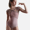 Embroidered Tulle Cap Sleeve Dance Leotard - ARTEMIDE GL