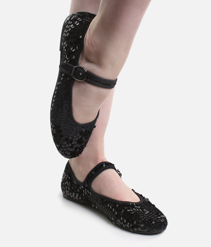 Sacial Dancing Shoes, Soft Flexible Flats for Dancers - BALLERINA