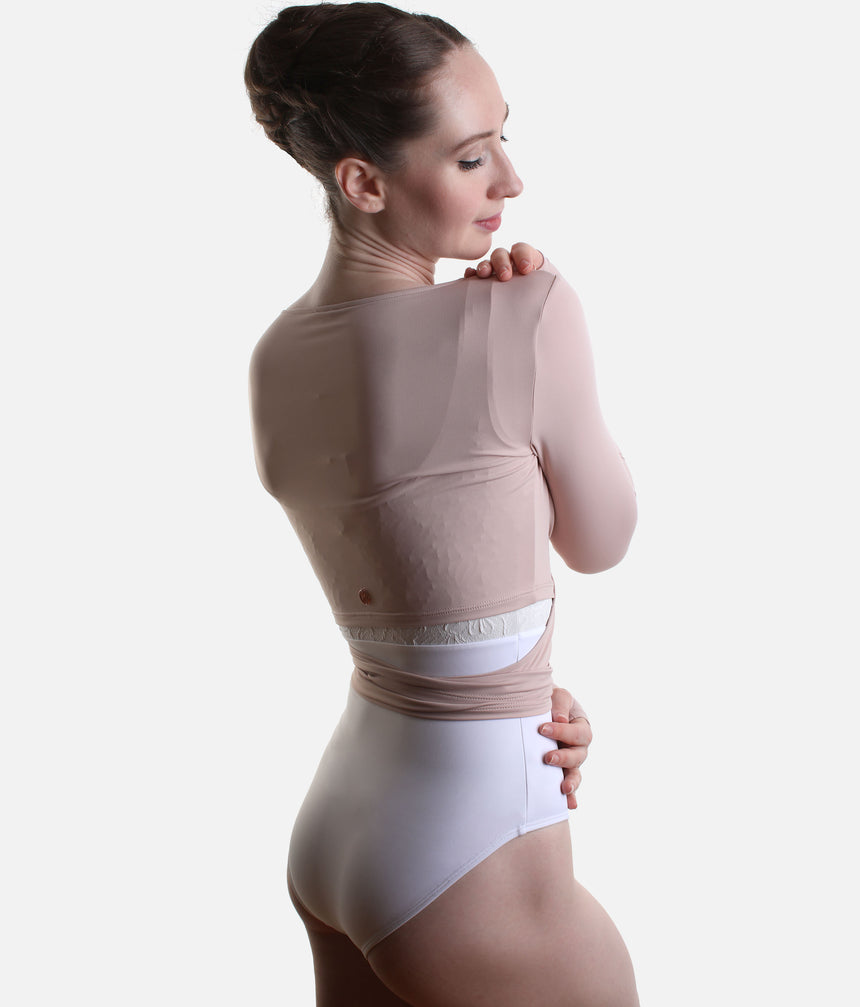 Professional Ballet WRAP TOP, Elegant Studio Warm Up Layer