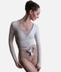 Professional Ballet WRAP TOP, Elegant Studio Warm Up Layer