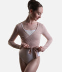 Professional Ballet WRAP TOP, Elegant Studio Warm Up Layer
