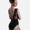 V-Neckline Dance Leotard, Elegant Dancewear with Lace Back - BERTILL