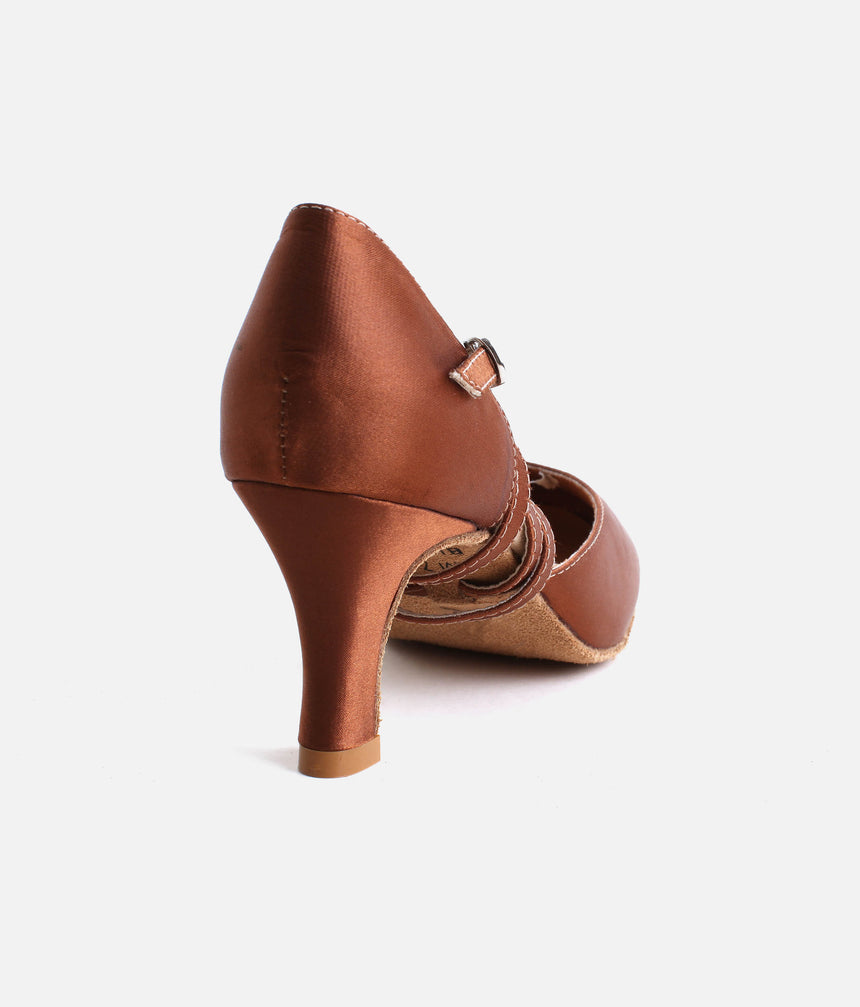 Satin Dance Shoes, Ballroom Shoes - BL156