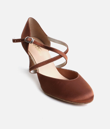 Satin Dance Shoes, Ballroom Shoes - BL156