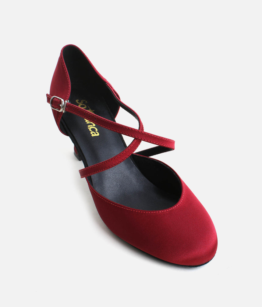 Satin Dance Shoes, Ballroom Shoes - BL156