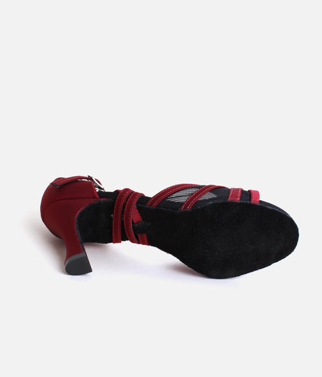 Satin Dance Shoes, Ballroom Dancing Shoes - BL162