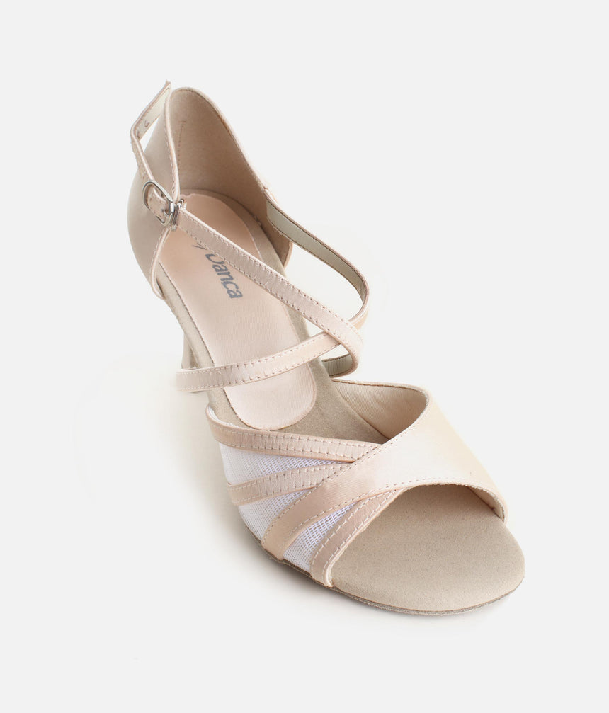Satin Dance Shoes, Ballroom Dancing Shoes - BL162