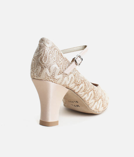 Ballroom Dance Shoes, Gold Practice Shoes - BL166