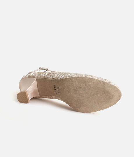 Ballroom Dance Shoes, Gold Practice Shoes - BL166
