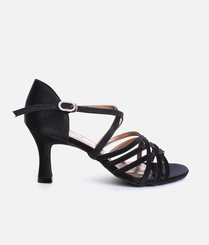 Ballroom Dancing Shoes, Satin Dance Sandals - BL178