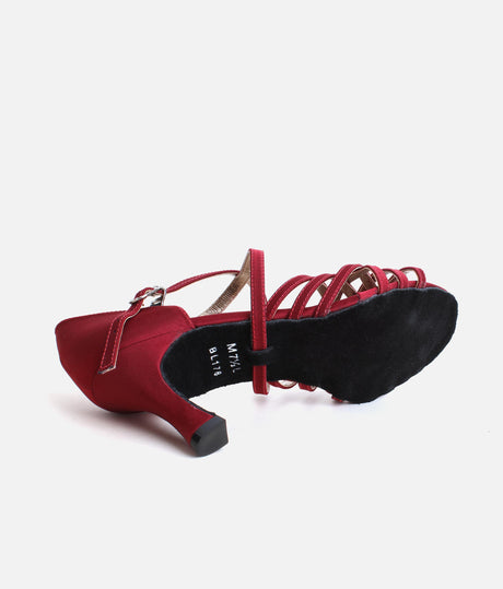 Ballroom Dancing Shoes, Satin Dance Sandals - BL178