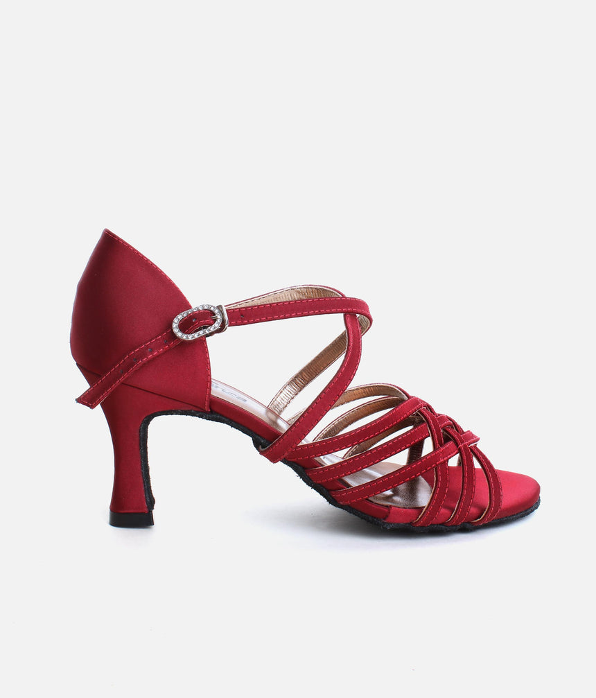 Ballroom Dancing Shoes, Satin Dance Sandals - BL178