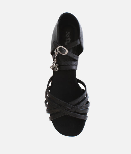 MAMBO Leather Latin Dance Shoes, Beginner Low Heel Dance Shoes - BL301