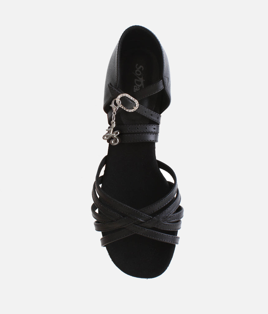MAMBO Leather Latin Dance Shoes, Beginner Low Heel Dance Shoes - BL301