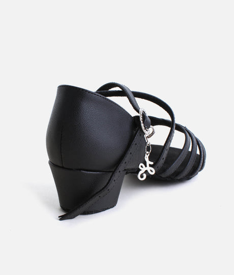 MAMBO Leather Latin Dance Shoes, Beginner Low Heel Dance Shoes - BL301