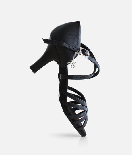 CHA CHA Latin Dance Sandals, 3” Heel Hybrid Sole - BL305