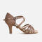 CHA CHA Latin Dance Sandals, 3” Heel Hybrid Sole - BL305