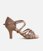 CHA CHA Latin Dance Sandals, 3” Heel Hybrid Sole - BL305