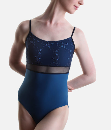 BRIGID DI Atlantic • Camisole Ballet Leotard with Sheer Waist Detail