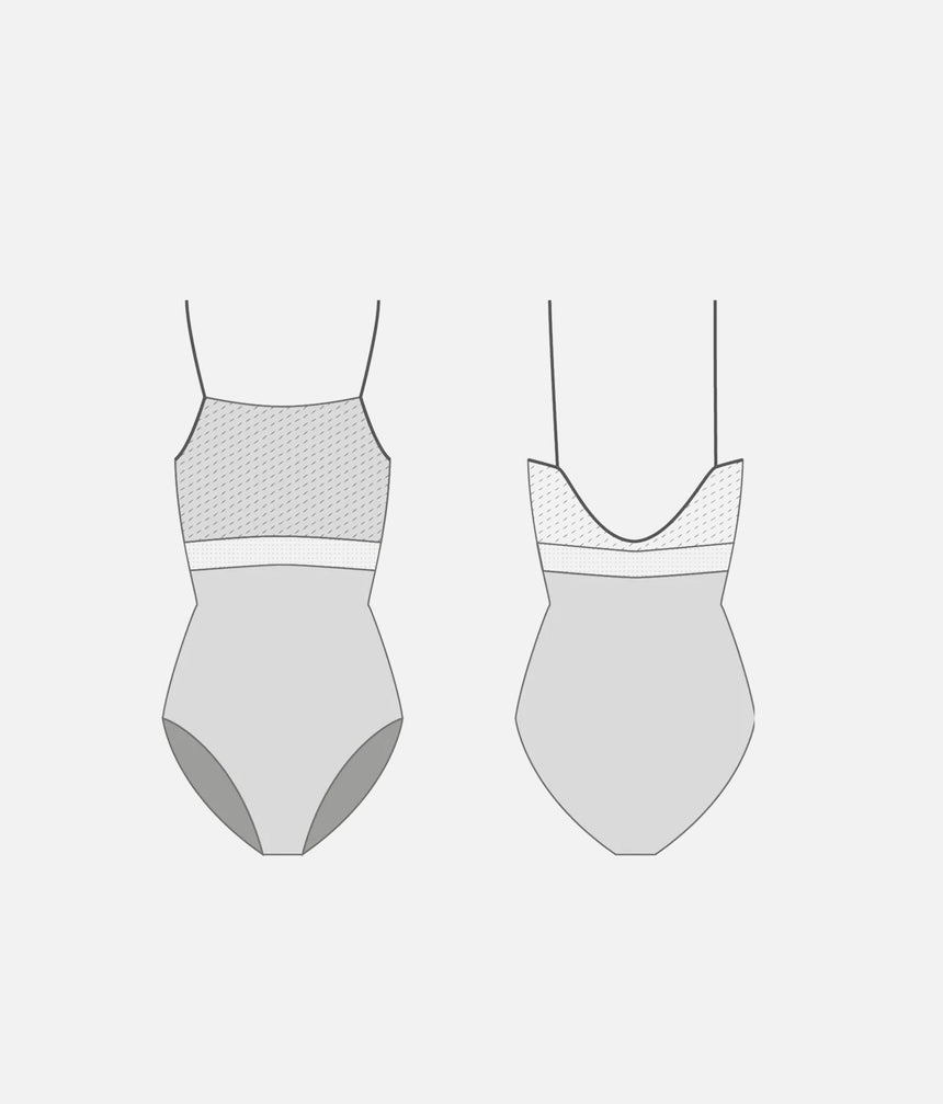BRIGID DI Atlantic • Camisole Ballet Leotard with Sheer Waist Detail