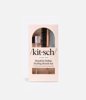 Detail & Define Styling Brush Set for Smooth Edges, Ponytails & Updos