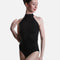 High Neck Dance Leotard with Lace Detail & Back Zip - BY07