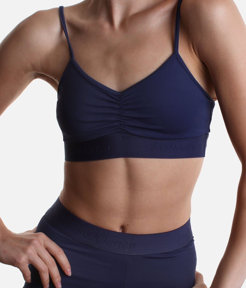 Ruched Camisole Crop Top • Light Studio Layer - BY103