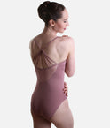 LUCILIA Camisole Ballet Leotard with Mesh Detail Back - BY63