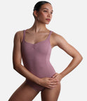 YOHANA Camisole V-Neck Leotard, Professional Studio Look - BY73