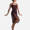 ALICIA Mesh Pull-On Ballet Skirt, Adjustable Ruched Dance Skirt - BY75