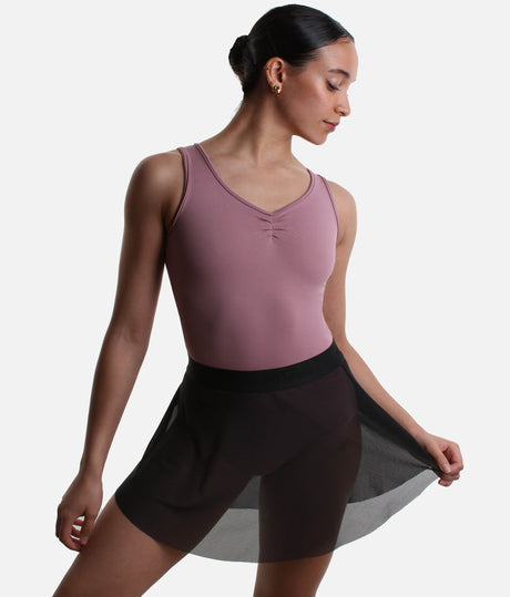 NARA Mesh Pull-On Ballet Skirt, Dance Class Essential - BY78