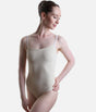 Cala Light Cream Ballet Leotard • Adjustable Camisole, Contrast Straps