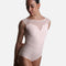 CAPRICE Lace Overlay Leotard - Romantic Sweetheart & Low Back