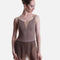 Elegant Pull-On Dance Skirt, Mock Wrap with Soft Waistband - CELINE