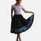 Girls Character Dance Skirt - RAD & ISTD Approved with 3 Ribbon Stripes