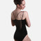 Camisole Leotard with Embroidered Mesh Back - CHAUCER