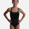 Girls Velvet Camisole Leotard with Double Crossover Back - CL5277