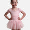 Girls Cap Sleeve Tutu Dress, Twist Detail - CL9262