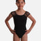 Girls Mesh Back Leotard, Twist Detail & Cap Sleeves - CL928