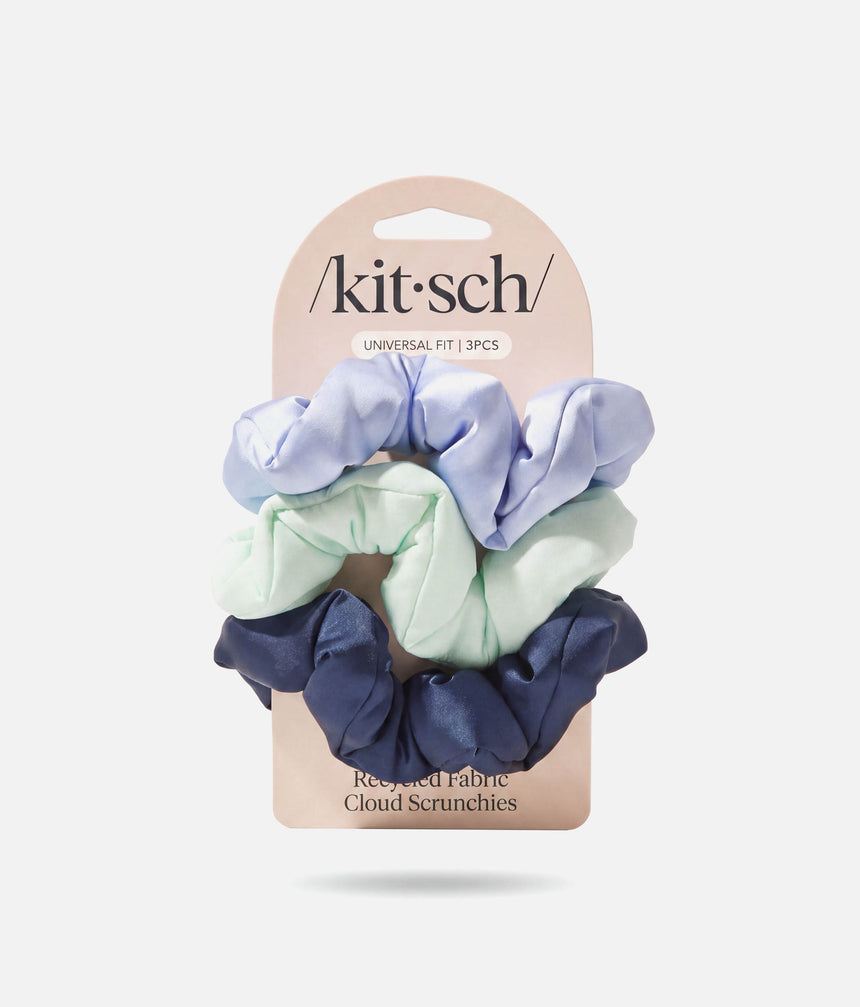 Garden Bouquet Cloud Scrunchies • 3-Piece Soft Hair Scrunchie Set