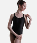 Sculpting Cross-Back Mesh Leotard with Adjustabe Straps - CM60